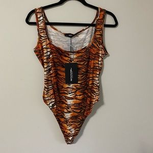 NWT Tiger Print Body Suit